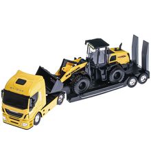 MINIATURA PÁ CARREGADEIRA PLATAFORMA W170B AMARELO - NHCE6033200