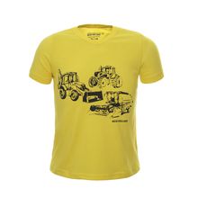 CAMISETA INFANTIL COR AMARELA