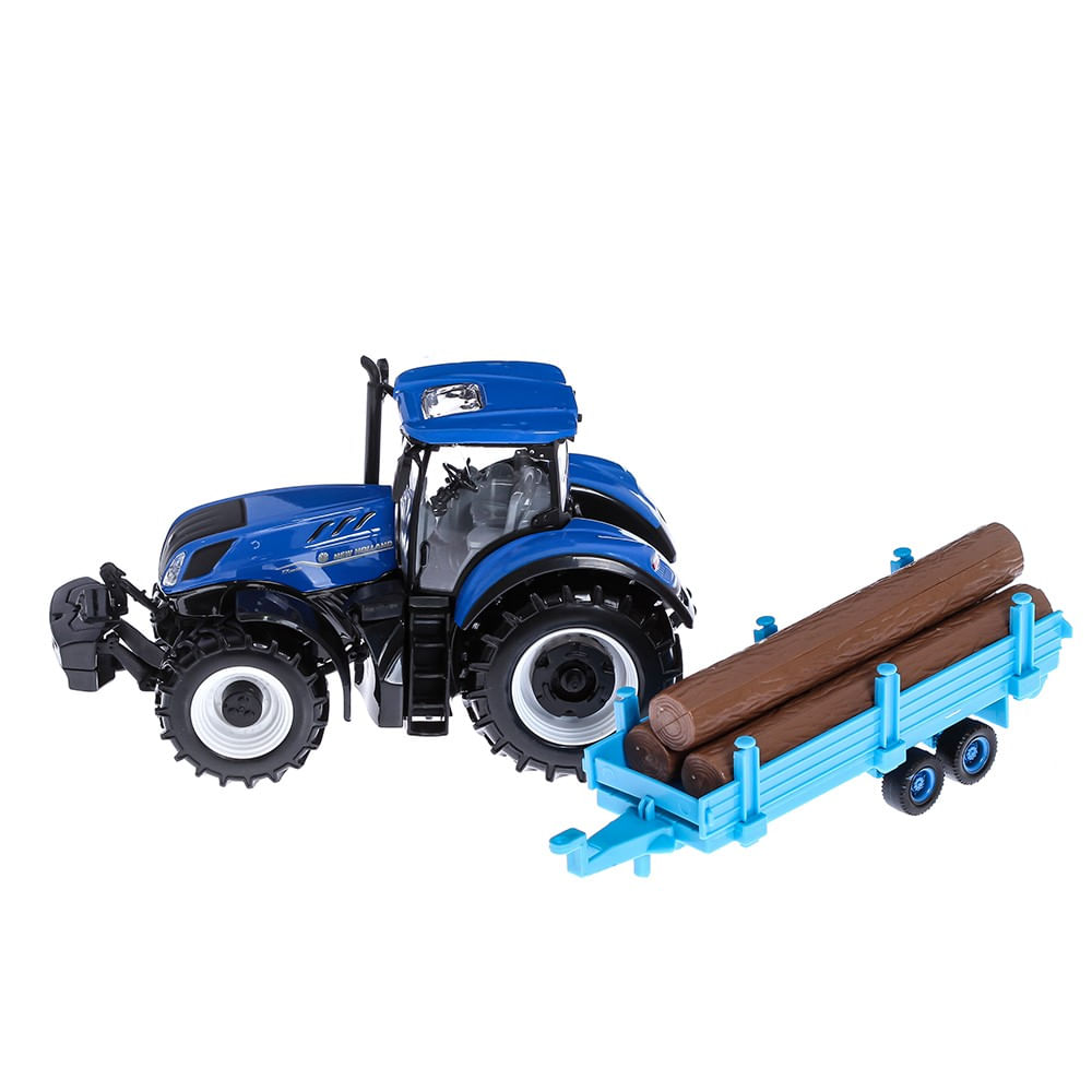 Trator Com Carreta Transporta Toras Brinquedo Da Fazenda em Promoção na  Americanas