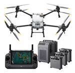 Pulverizador-Inteligente-Drone-Dji-Combo-Agras-T40-baterias-Cor-Cinza