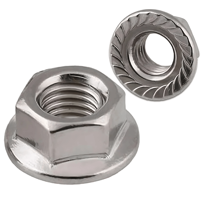 Porca Sextavada com Flange Serrilhada BN50057 para Tratores New Holland