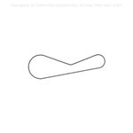 Correia Plana 84262973 New Holland Agriculture | 3300mm 4HB 160kW Borracha Aramida Original CNH