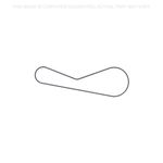 Correia Plana 84262973 New Holland Agriculture | 3300mm 4HB 160kW Borracha Aramida Original CNH